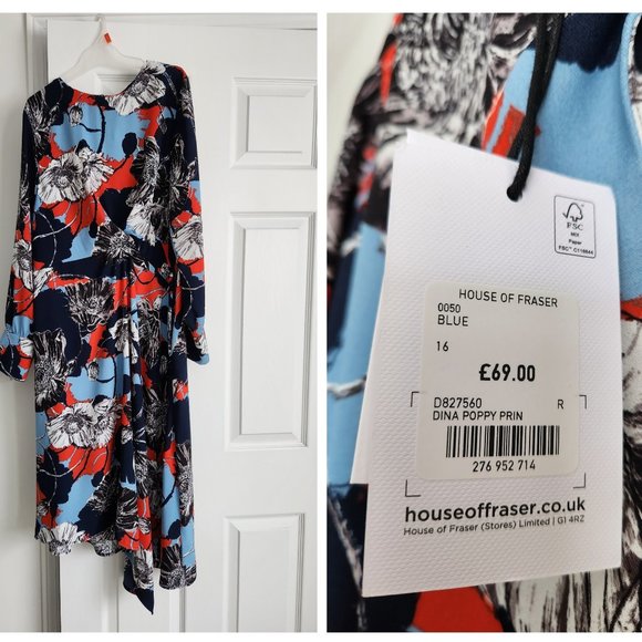 LINEA asymmetrical dress size 12 - Picture 1 of 2